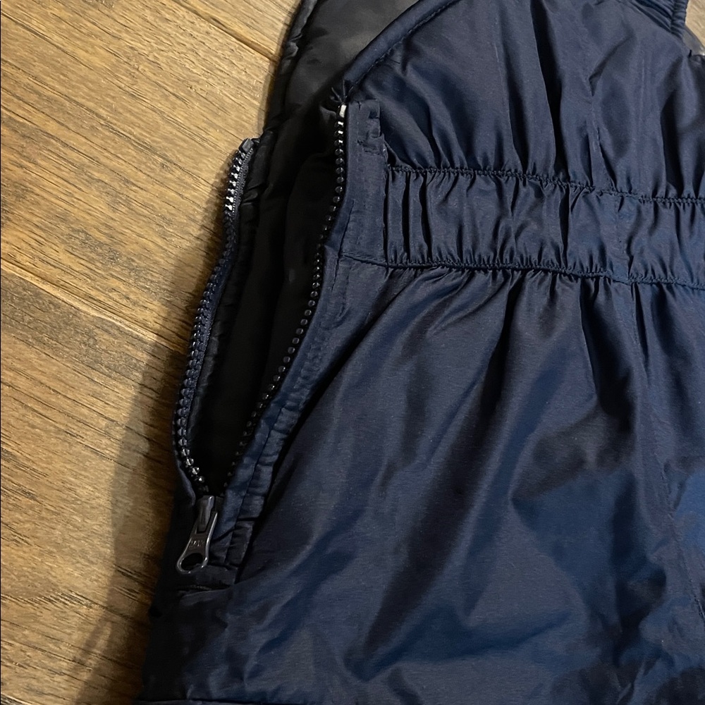 Kids Navy Blue Snow Bib Overalls - Picture 6 of 7